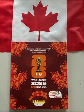 Brand new Panini World Cup 2026 Sticker Album Canada hard cover